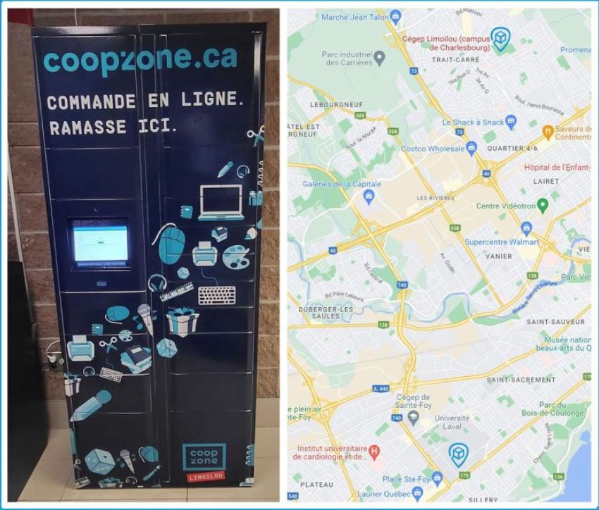 CoopZone Quebec two locations